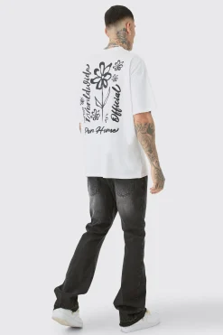 Tall Rigid Flare Jean | BoohooMAN UK