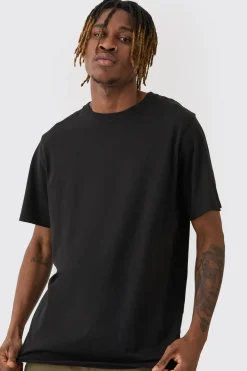 Tall Rose Floral Back Print T-shirt | BoohooMAN UK