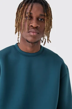 Tall Scuba Oversized Sweat | BoohooMAN UK