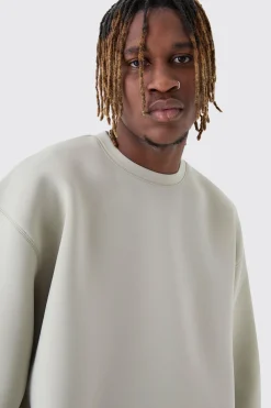 Tall Scuba Oversized Sweat | BoohooMAN UK