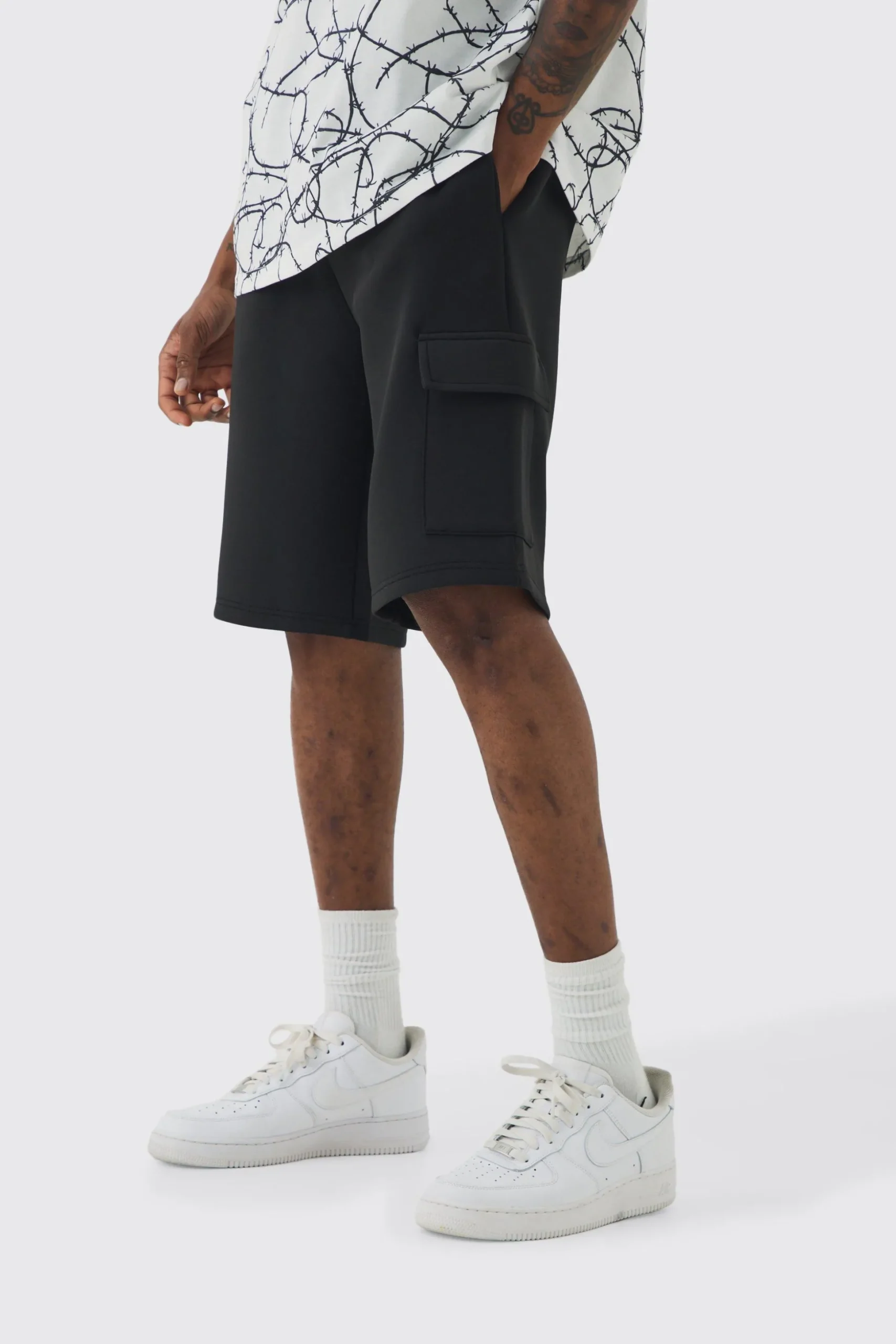 Tall Scuba Relaxed Cargo Shorts | BoohooMAN UK