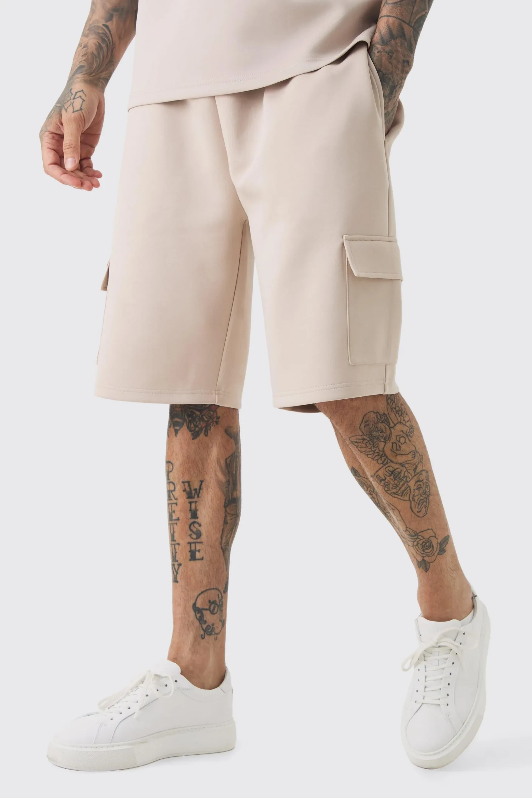Tall Scuba Relaxed Cargo Shorts | BoohooMAN UK