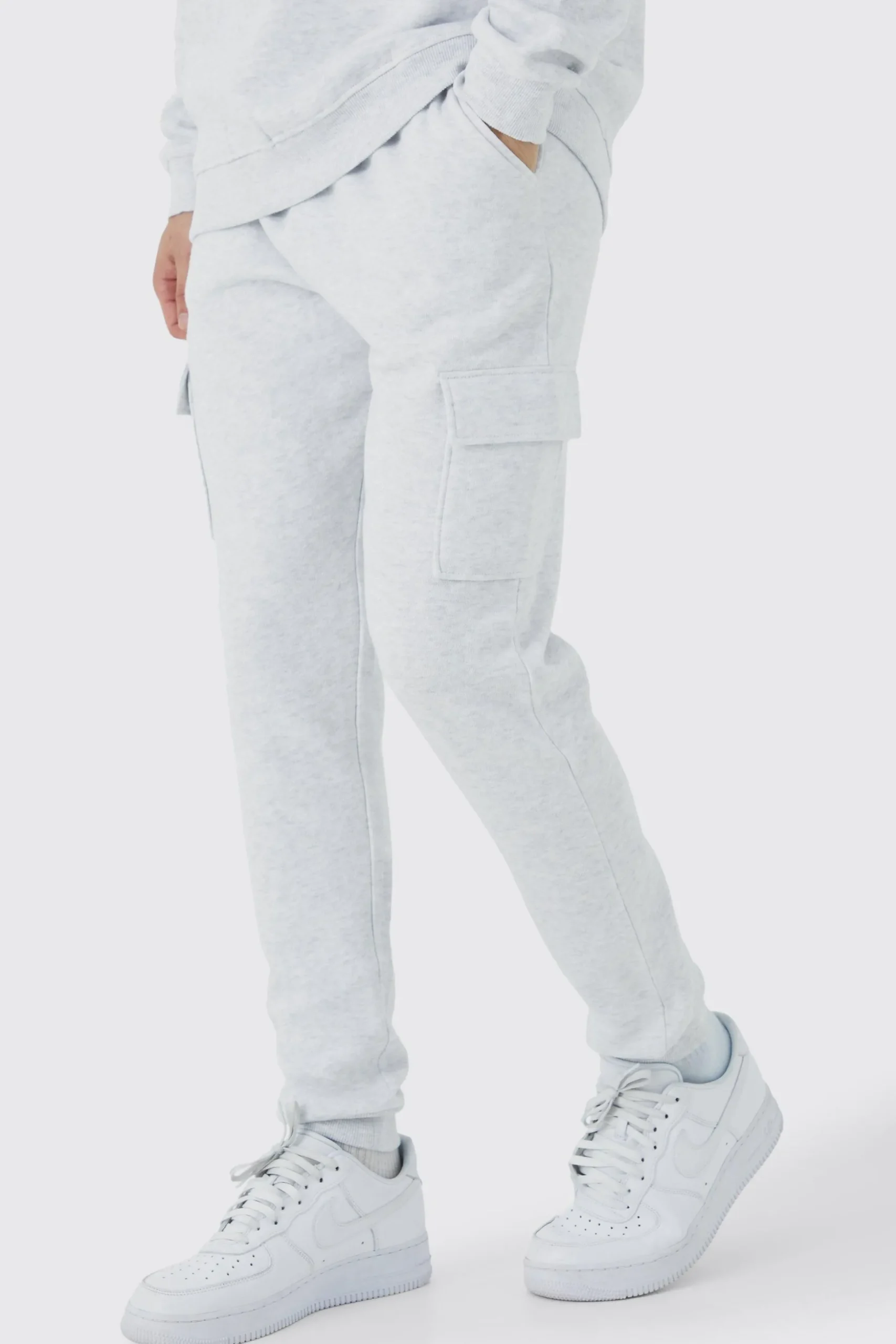 Tall Skinny Fit Cargo Jogger | BoohooMAN UK
