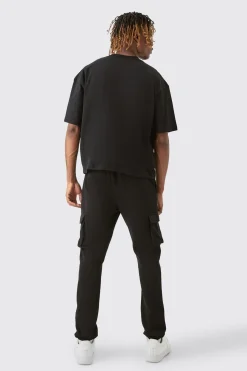 Tall Skinny Fit Cargo Jogger | BoohooMAN UK
