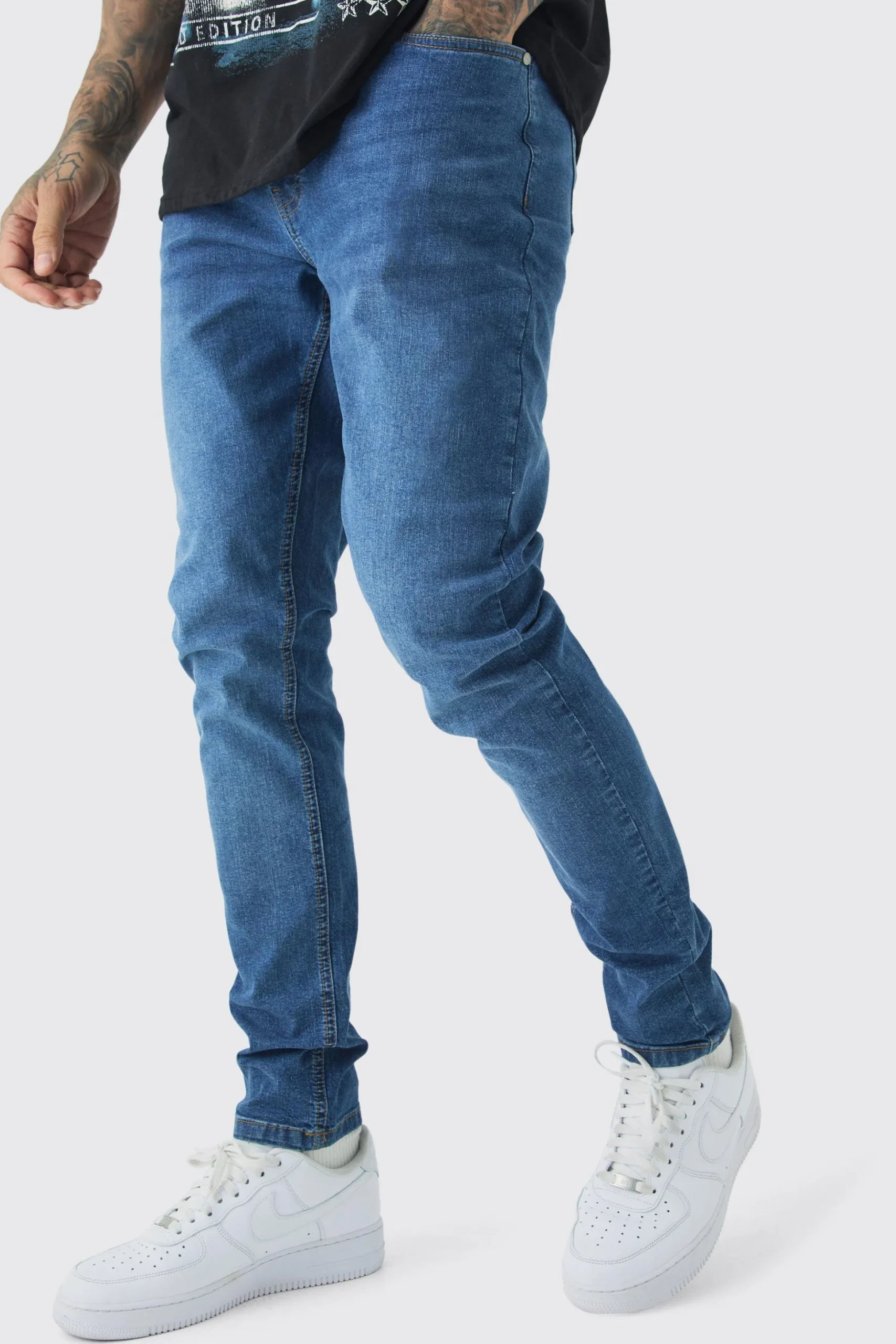 Tall Skinny Stretch Jean | BoohooMAN UK