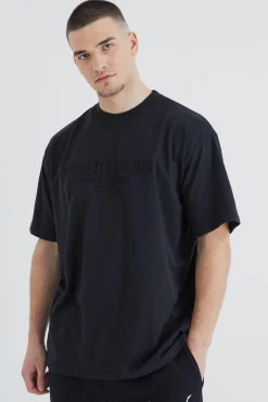 Tall Slim Embroidered Limited Edition T-shirt | BoohooMAN UK