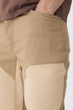 Tall Slim Rigid Flare Overdye Carpenter Jeans | BoohooMAN UK