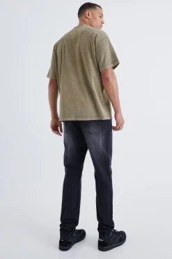 Tall Slim Rigid Jean | BoohooMAN UK