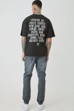 Tall Slim Rigid Jean | BoohooMAN UK