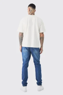 Tall Slim Rigid Jean | BoohooMAN UK