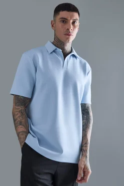 Tall Slim Scuba Polo | BoohooMAN UK