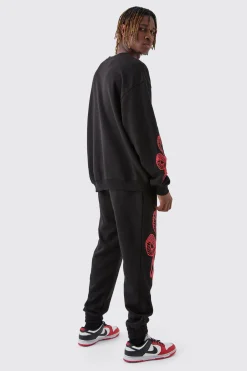 Tall Snake Official Sweat Tracksuit | BoohooMAN UK