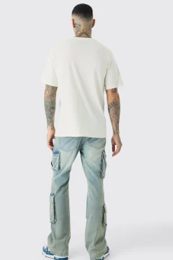 Tall Sonic Knuckles License Print T-shirt In White | BoohooMAN UK