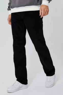 Tall Straight Leg Cord Trouser | BoohooMAN UK