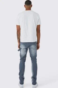 Tall Straight Rigid Carpenter Jeans | BoohooMAN UK