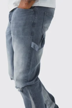 Tall Straight Rigid Carpenter Jeans | BoohooMAN UK