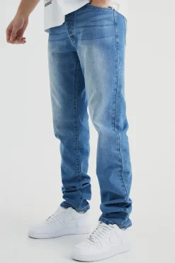 Tall Straight Rigid Jean | BoohooMAN UK