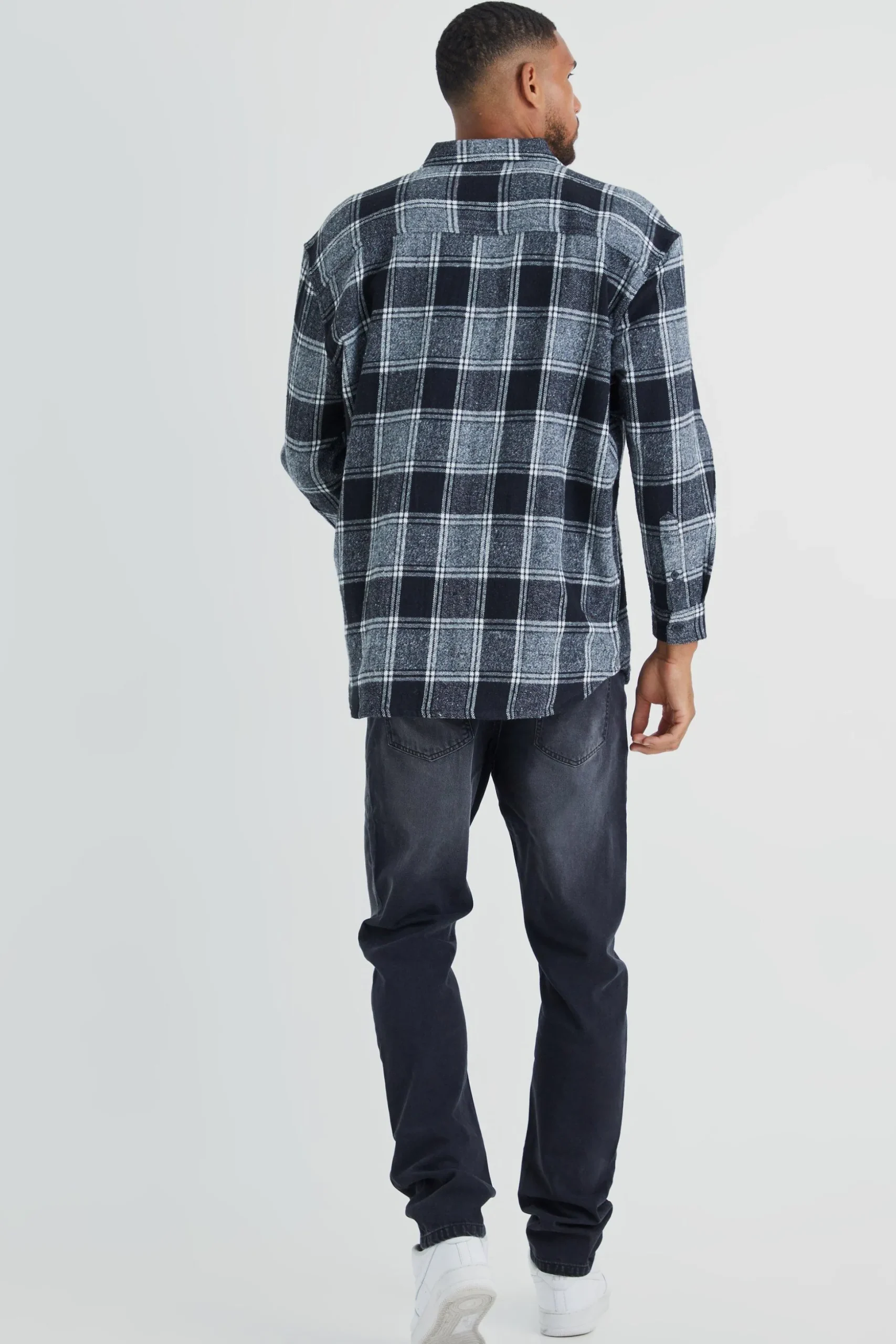 Tall Straight Rigid Jean | BoohooMAN UK