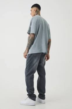 Tall Straight Rigid Jean | BoohooMAN UK