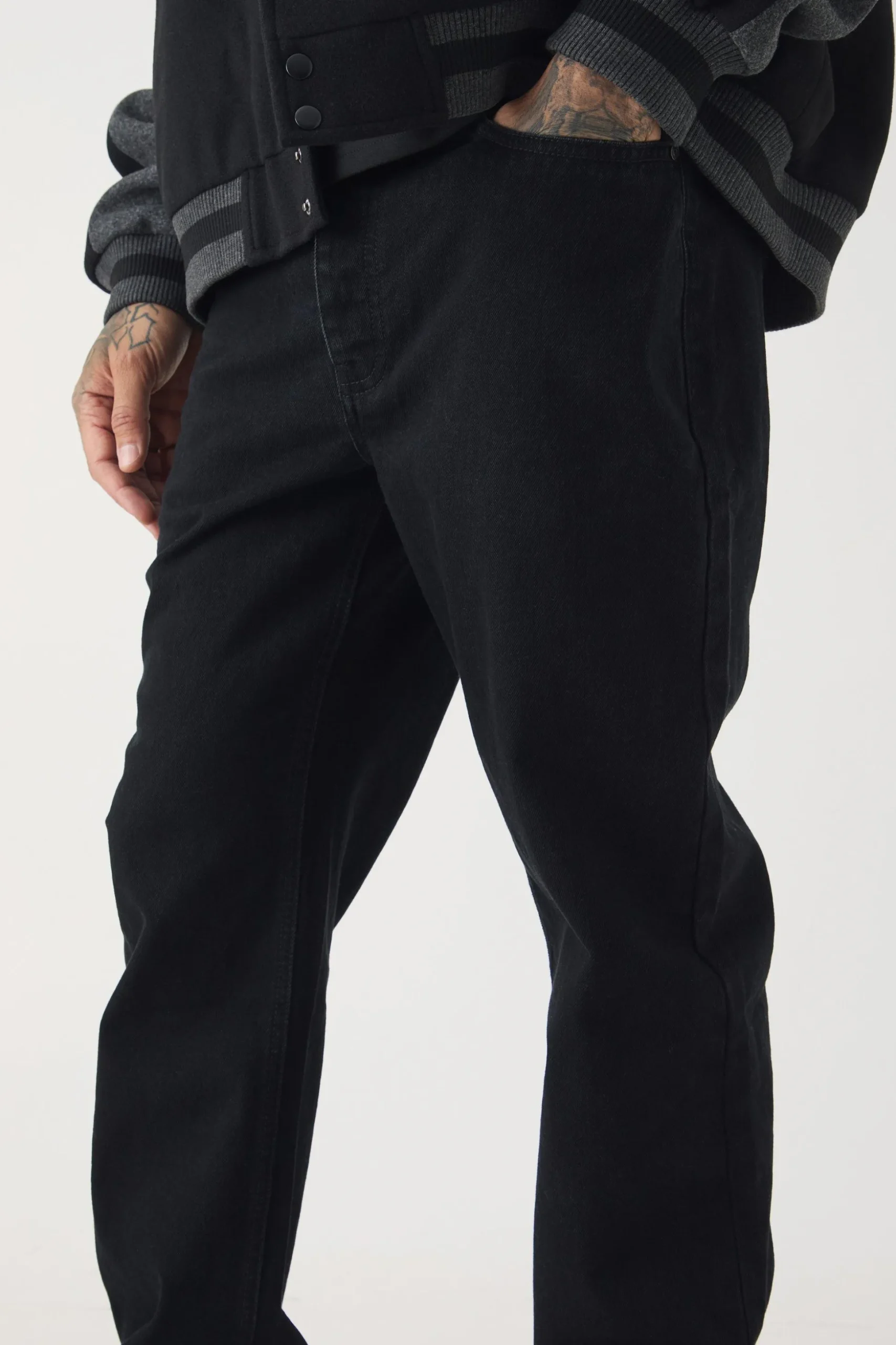 Tall Straight Rigid Jean | BoohooMAN UK
