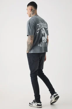 Tall Stretch Skinny Fit Jeans | BoohooMAN UK