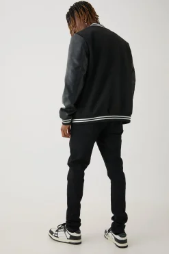 Tall Stretch Skinny Fit Jeans | BoohooMAN UK