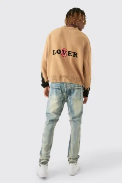 Tall Stretch Skinny Rip And Repair Jean | BoohooMAN UK