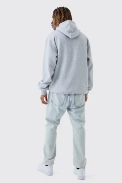 Tall Western Varsity Oversized Hoodie | BoohooMAN UK