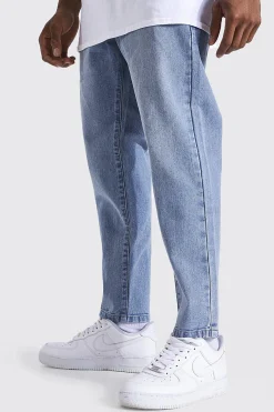 Tapered Fit Rigid Jeans | BoohooMAN UK
