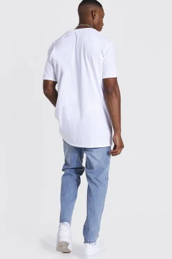 Tapered Fit Rigid Jeans | BoohooMAN UK