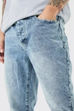 Tapered Fit Rigid Jeans | BoohooMAN UK