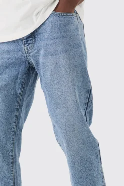 Tapered Fit Rigid Jeans | BoohooMAN UK