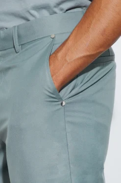 Tapered Fit Tailored Trousers | BoohooMAN UK