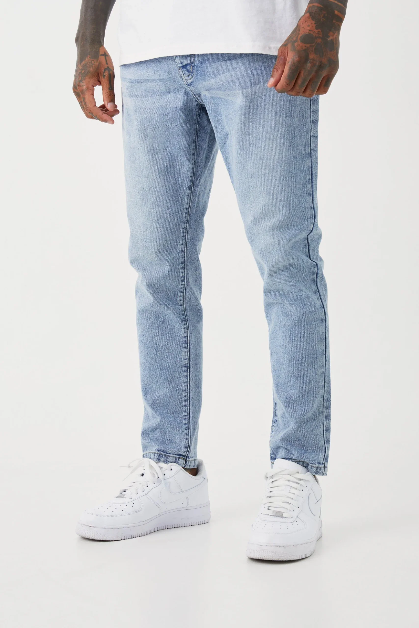 Tapered Rigid Jean | BoohooMAN UK