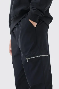 Technical Stretch 3D Pocket Set | BoohooMAN UK
