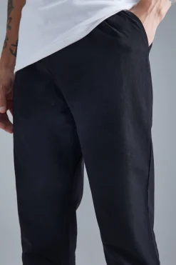 Technical Stretch Slim Trouser | BoohooMAN UK