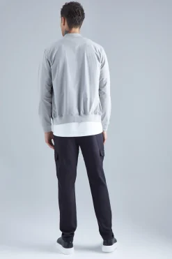 Technical Stretch Smart Bomber | BoohooMAN UK