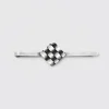 Texture Square Tie Bar | BoohooMAN UK