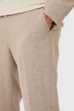 Textured Jacquard Smart Harrington Set | BoohooMAN UK