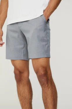 Textured Slim Fit Suit Shorts | BoohooMAN UK