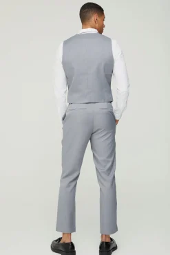 Textured Waistcoat | BoohooMAN UK