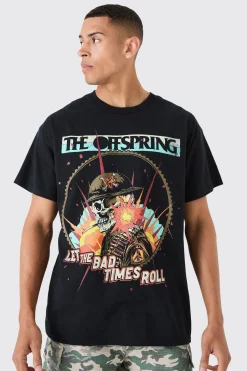 The Offspring Band License T-shirt | BoohooMAN UK