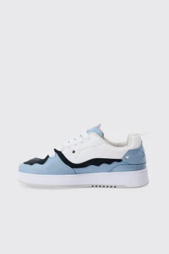 Tonal Chunky Trainers In Blue | BoohooMAN UK