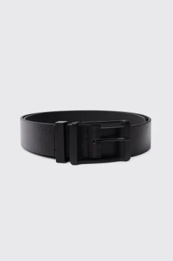 Tonal Faux Leather Belt | BoohooMAN UK