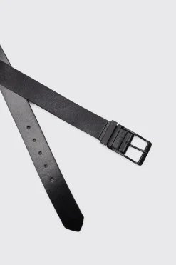 Tonal Faux Leather Belt | BoohooMAN UK