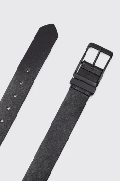 Tonal Faux Leather Belt | BoohooMAN UK