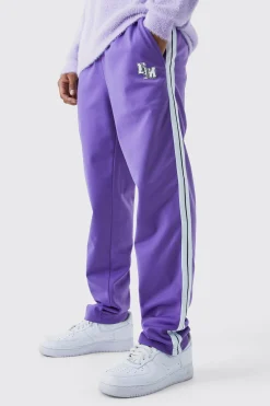 Tricot Tape Detail Jogger | BoohooMAN UK