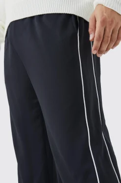 Tricot Wide Leg Jogger | BoohooMAN UK