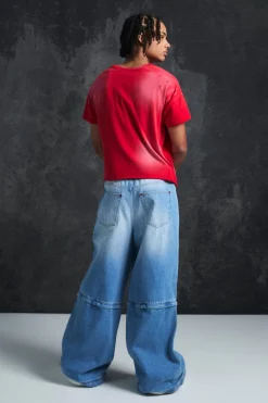 Trippie Redd Baby Fit Heavy Washed 1400 T-shirt | BoohooMAN UK