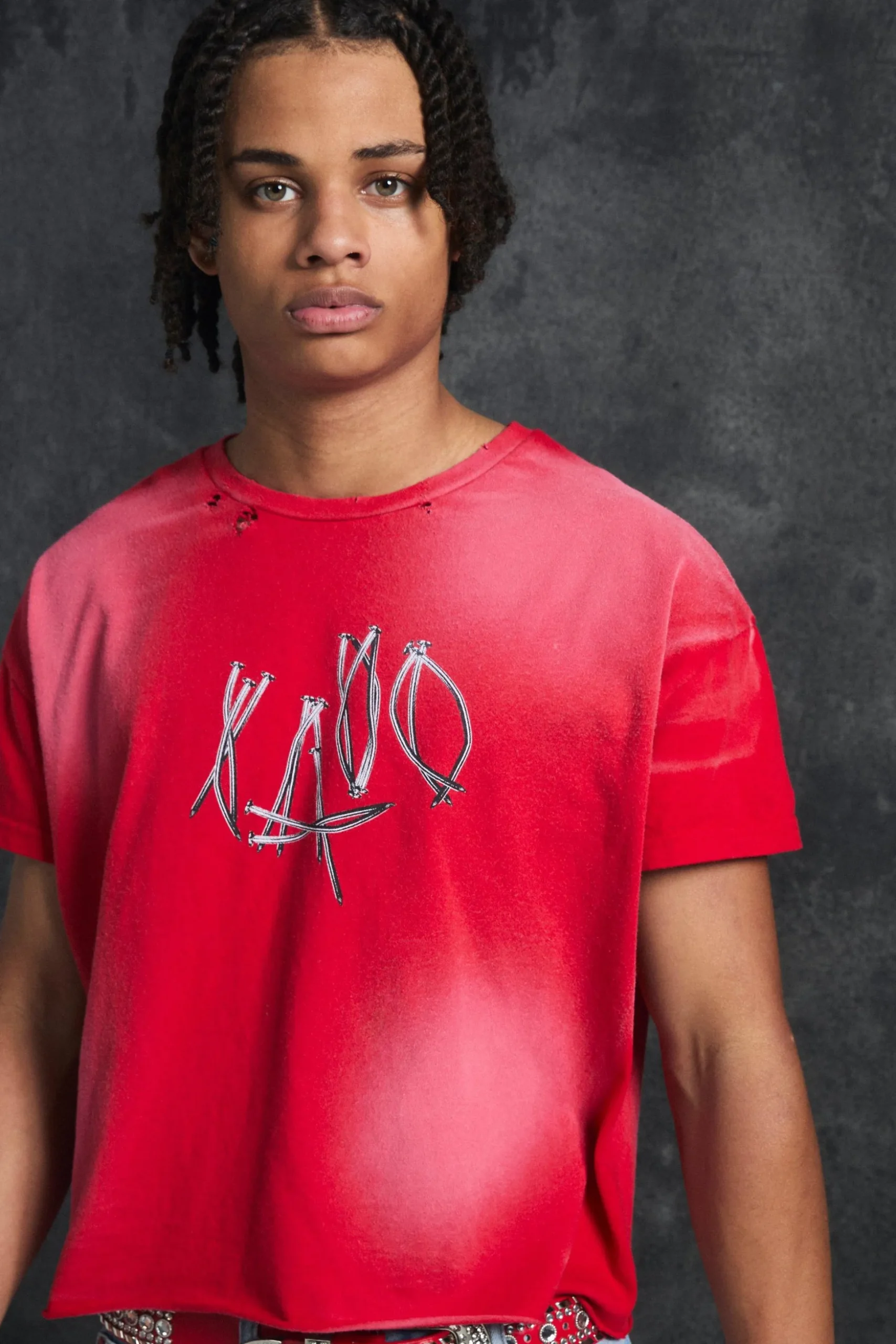 Trippie Redd Baby Fit Heavy Washed 1400 T-shirt | BoohooMAN UK